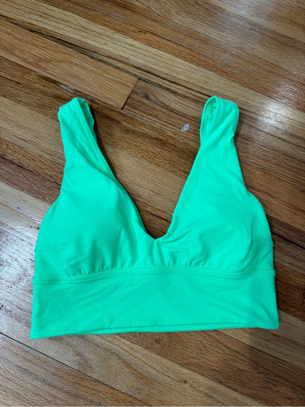 Lululemon Lime Green Longline Bra